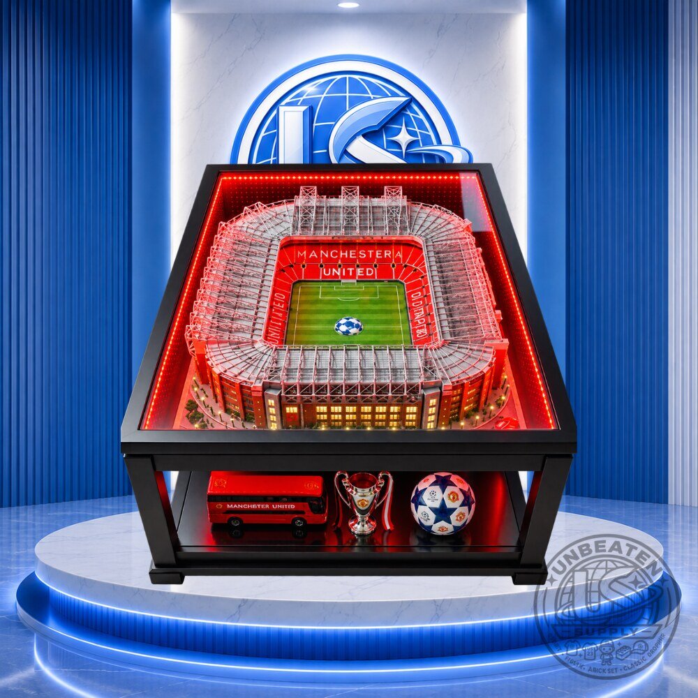 Real Madrid Arsenal Manchester United Football Stadium Coffee Table Stadium Special Edition Real Madrid Arsenal Manchester United Football Stadium Coffee Table – image 2 of 9