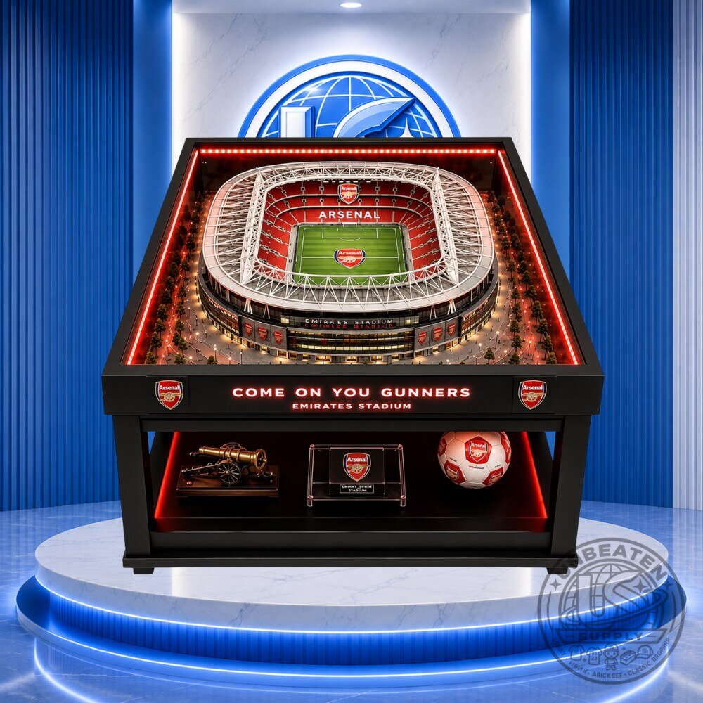 Real Madrid Arsenal Manchester United Football Stadium Coffee Table Stadium Special Edition Real Madrid Arsenal Manchester United Football Stadium Coffee Table – image 3 of 9