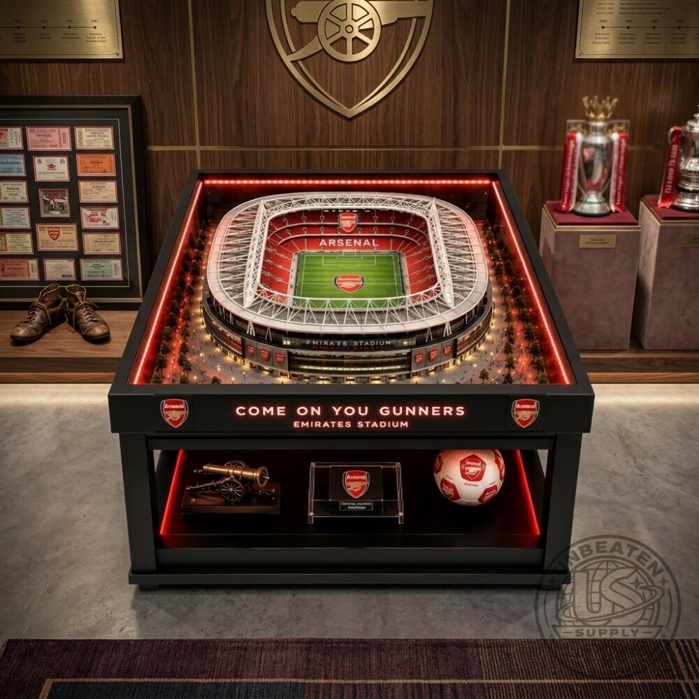 Real Madrid Arsenal Manchester United Football Stadium Coffee Table Stadium Special Edition Real Madrid Arsenal Manchester United Football Stadium Coffee Table – image 9 of 9