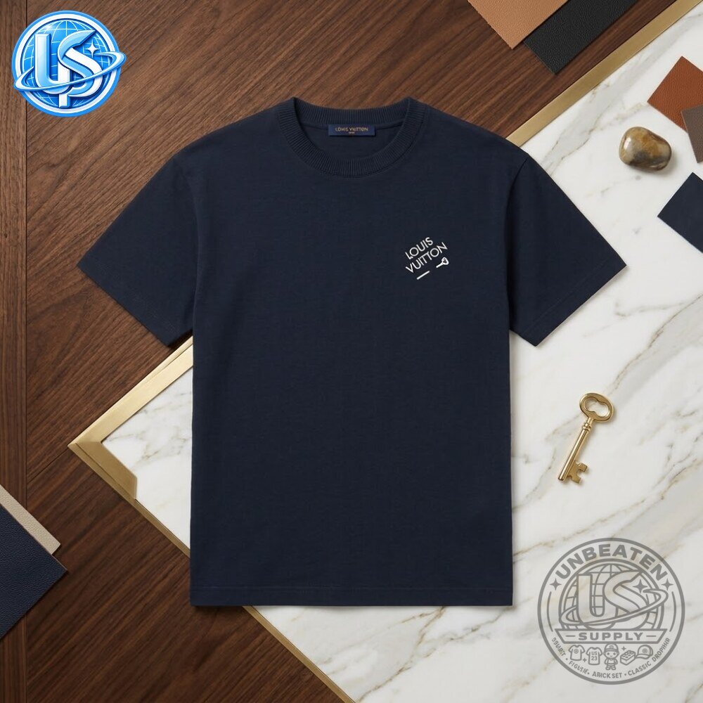 Cristiano Ronaldo Louis Vuitton LV Signature Short-Sleeved T-Shirt CR7 Louis Vuitton LV Signature Short-Sleeve T-Shirt – image 2 of 5