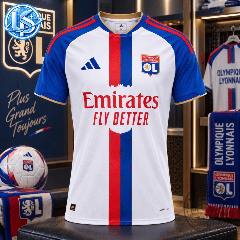 Olympique Lyonnais 26 27 Home Jersey Shirt 6 Olympique Lyonnais 26 27 Home Jersey Shirt