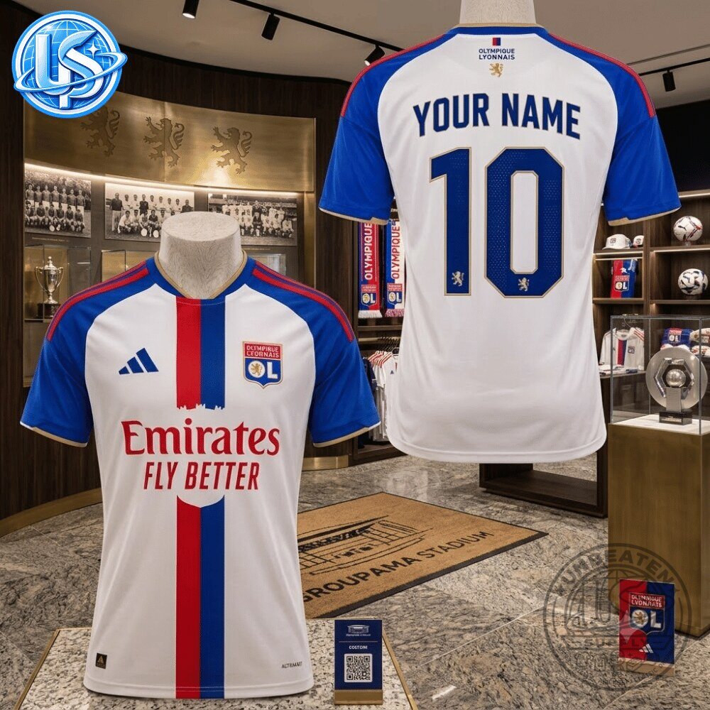 Olympique Lyonnais 26 27 Home Jersey Shirt 9 Olympique Lyonnais 26 27 Home Jersey Shirt