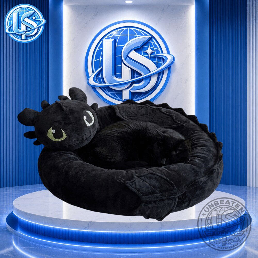 How to Train Your Dragon Paws Toothless & Light Fury Pet Bed