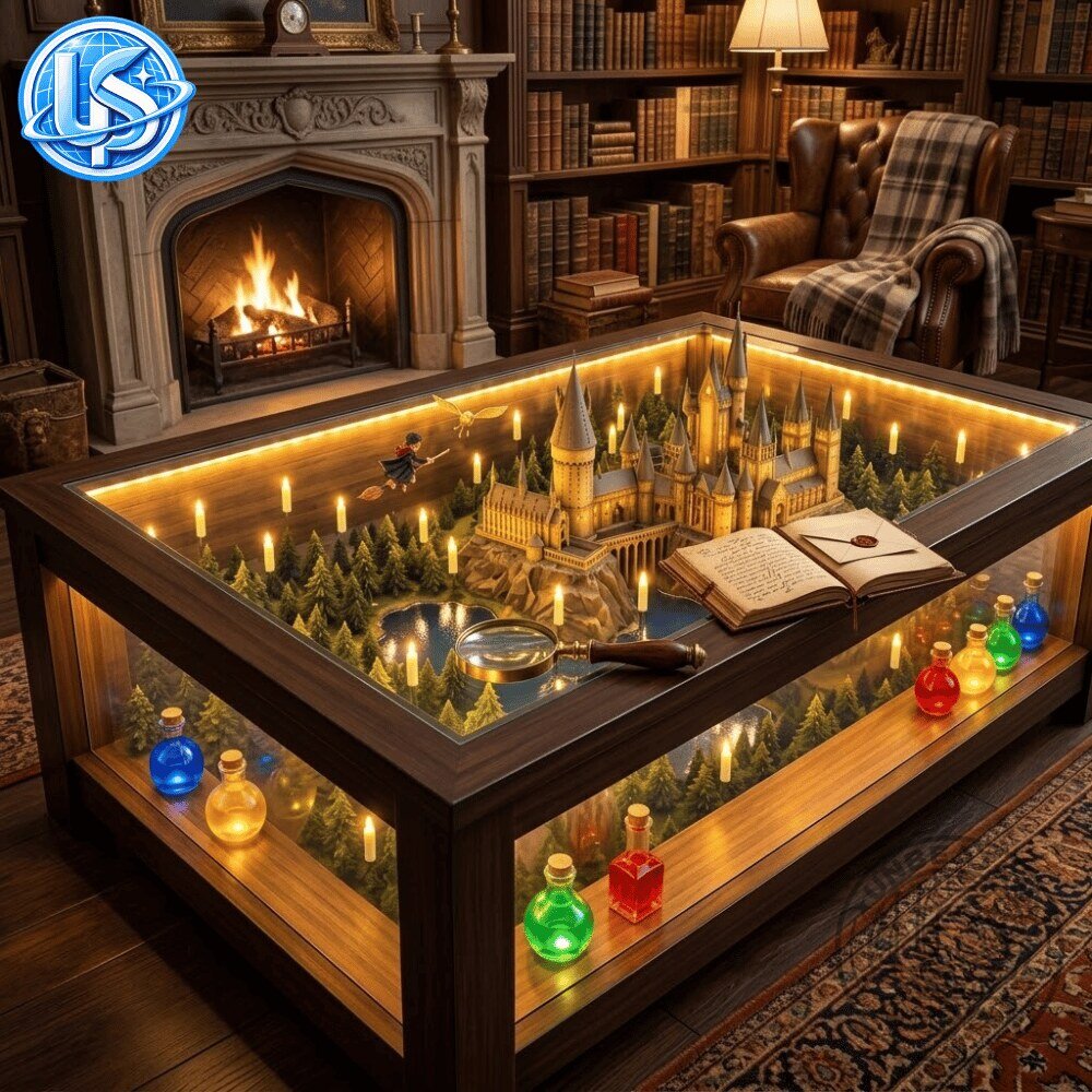 Harry Potter Hogwarts Castle 25th Anniversary Coffee Table Hogwarts Castle 25th Anniversary Harry Potter Coffee Table – image 2 of 5