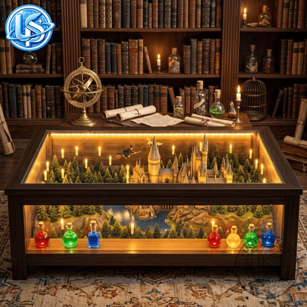 Harry Potter Hogwarts Castle 25th Anniversary Coffee Table Hogwarts Castle 25th Anniversary Harry Potter Coffee Table – image 3 of 5