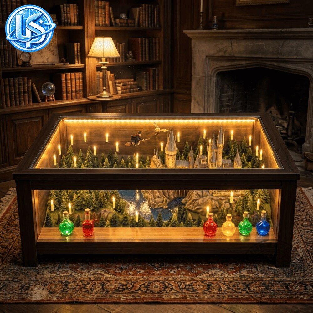 Harry Potter Hogwarts Castle 25th Anniversary Coffee Table Hogwarts Castle 25th Anniversary Harry Potter Coffee Table – image 5 of 5