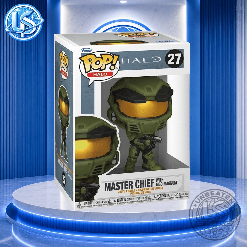 Funko Pop Halo Master Chief with M6D Magnum Special Edition Figure