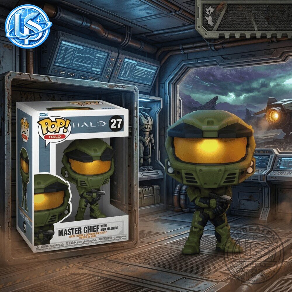 Funko Pop Halo Master Chief with M6D Magnum Special Edition Figure Funko Pop Halo Master Chief M6D Magnum Special Edition Figure – image 2 of 5