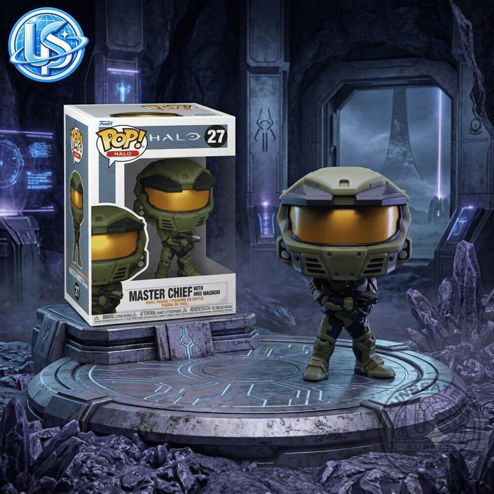 Funko Pop Halo Master Chief with M6D Magnum Special Edition Figure Funko Pop Halo Master Chief M6D Magnum Special Edition Figure – image 3 of 5