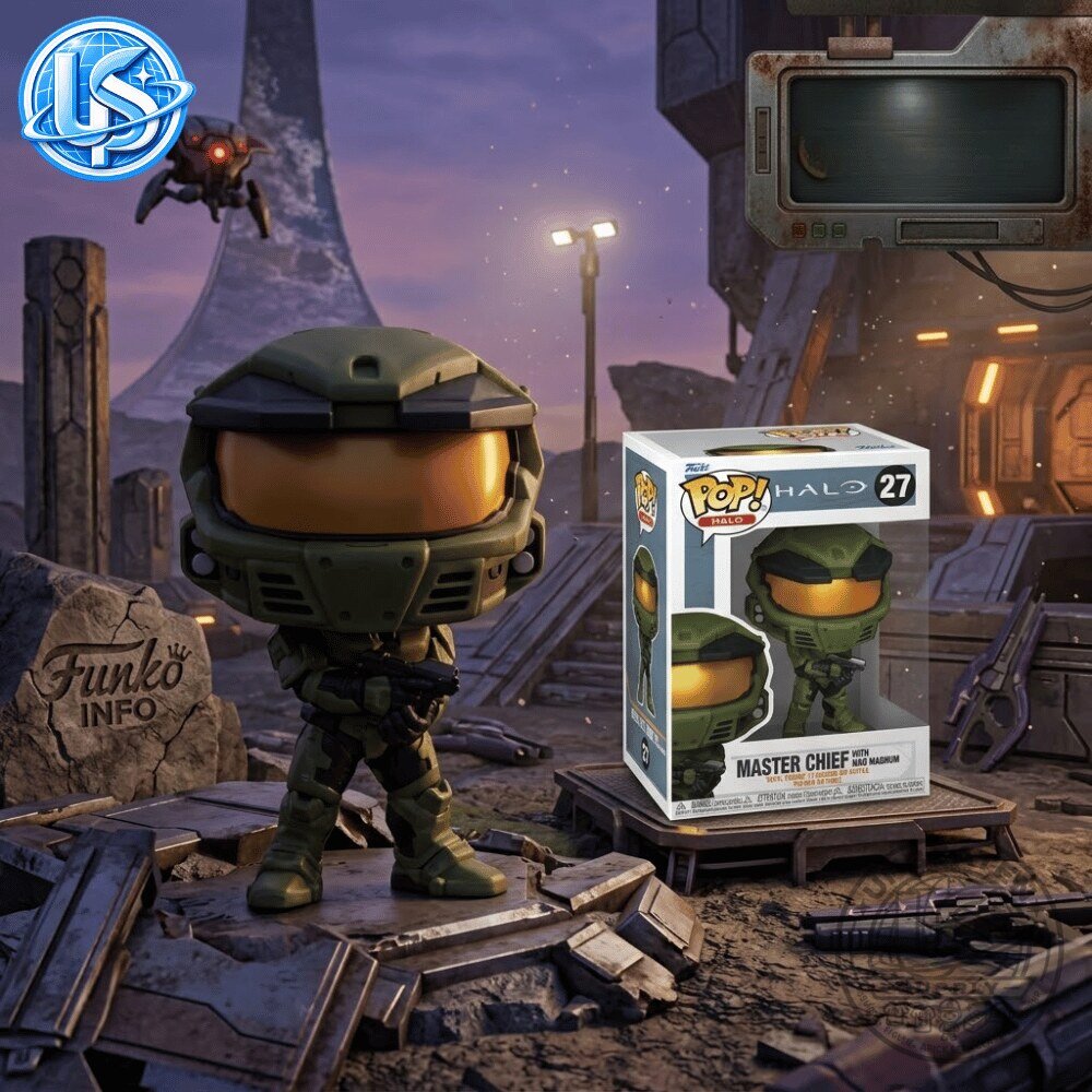 Funko Pop Halo Master Chief with M6D Magnum Special Edition Figure Funko Pop Halo Master Chief M6D Magnum Special Edition Figure – image 4 of 5