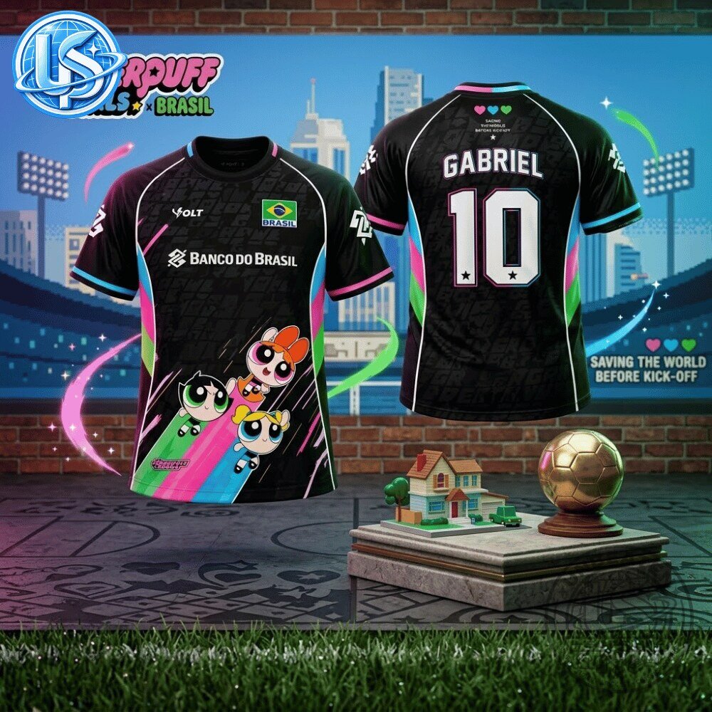 Volt Brazil Powerpuff Girls Trio Special Edition Jersey Shirt 2026 Volt Brazil Powerpuff Girls Trio Special Edition Jersey Shirt – image 5 of 5