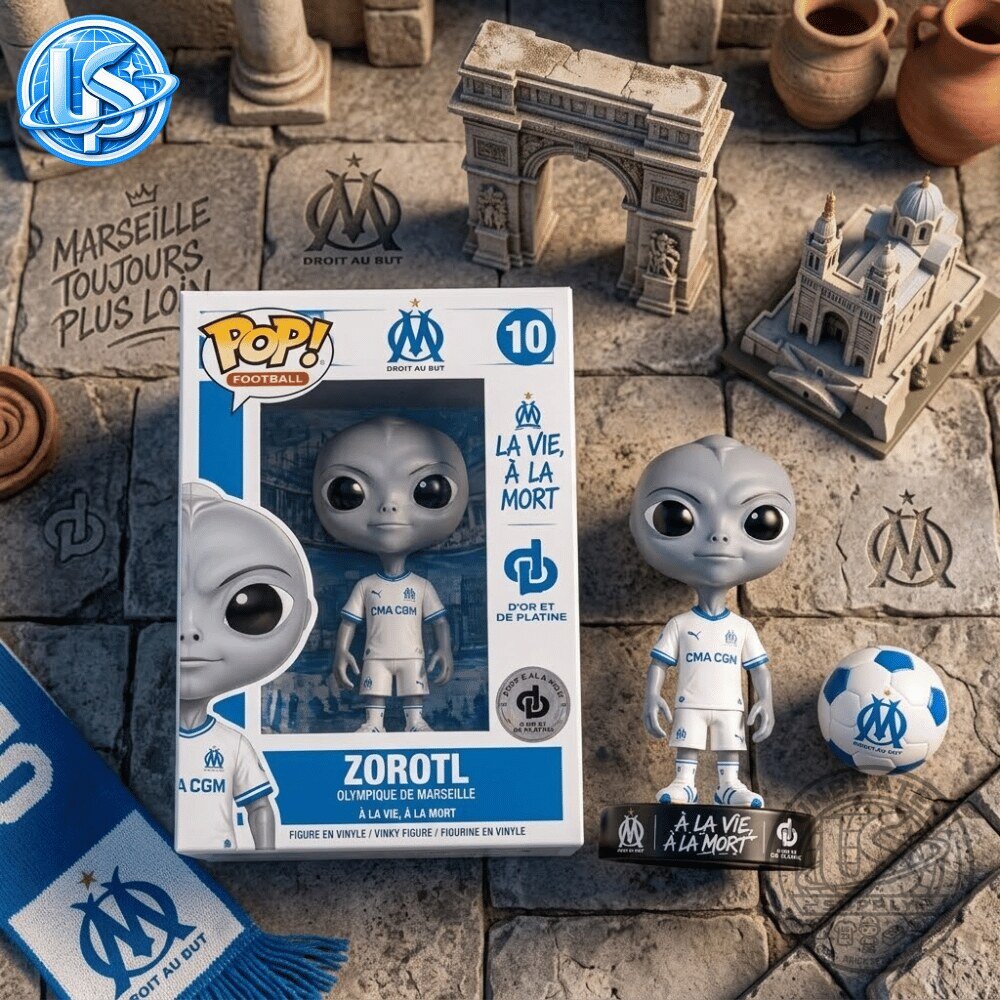 Funko Pop Football Olympique de Marseille x Zorotl Alien Special Edition Vinyl Figure 12 Funko Pop Football Olympique de Marseille x Zorotl Alien Special Edition Vinyl Figure