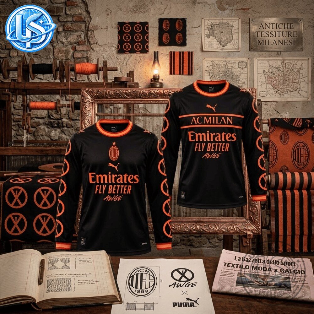 A$AP Rocky x PUMA x AC Milan Don't Be Dumb Special Long Sleeve Jersey Shirt A$AP Rocky x PUMA x AC Milan "Don't Be Dumb" Long Sleeve Jersey – image 7 of 7