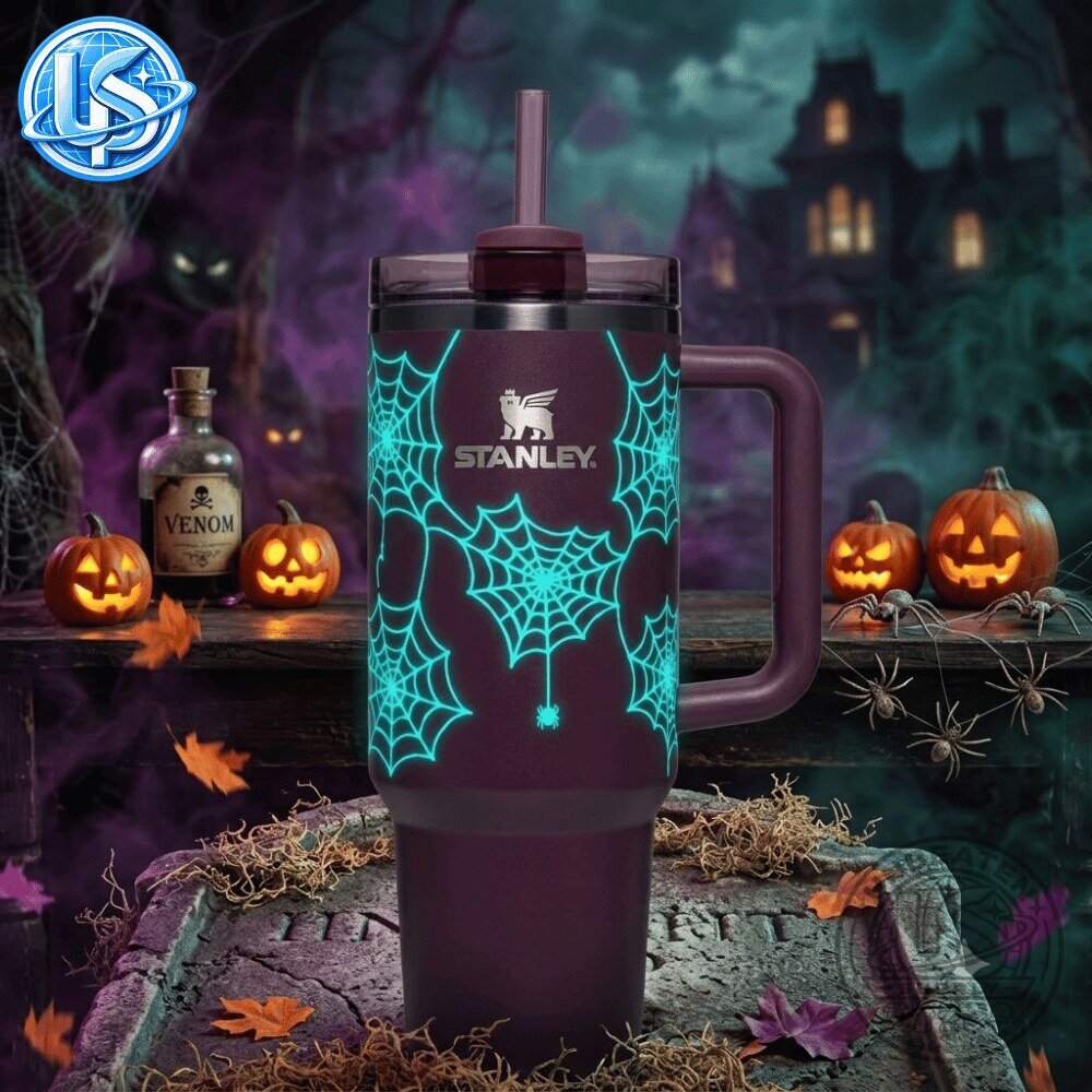 Halloween Glow-in-the-Dark x Stanley Spiderweb Tumbler Special Edition Stanley Spiderweb Tumbler - Glow-in-the-Dark Halloween Edition – image 3 of 7