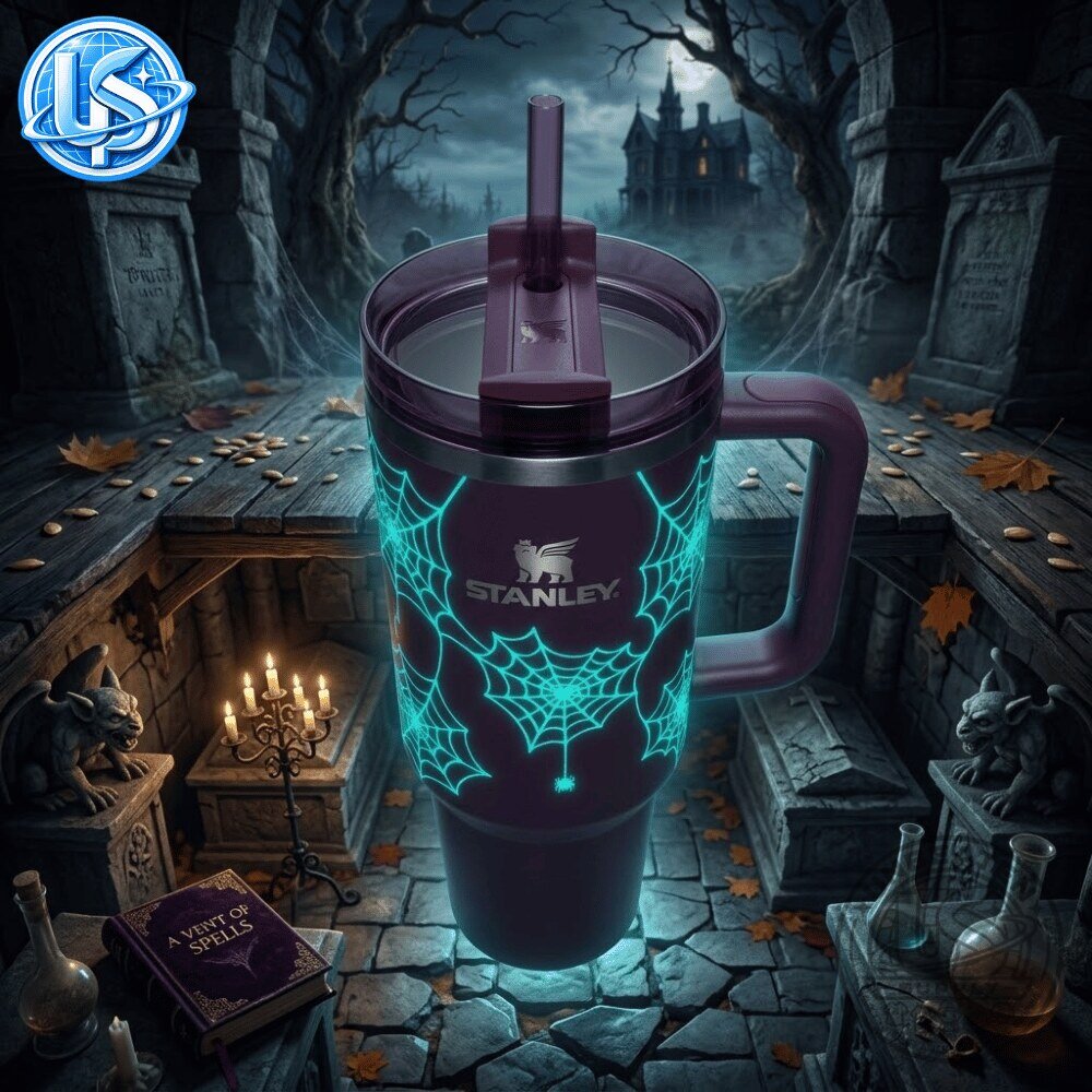 Halloween Glow-in-the-Dark x Stanley Spiderweb Tumbler Special Edition Stanley Spiderweb Tumbler - Glow-in-the-Dark Halloween Edition – image 4 of 7