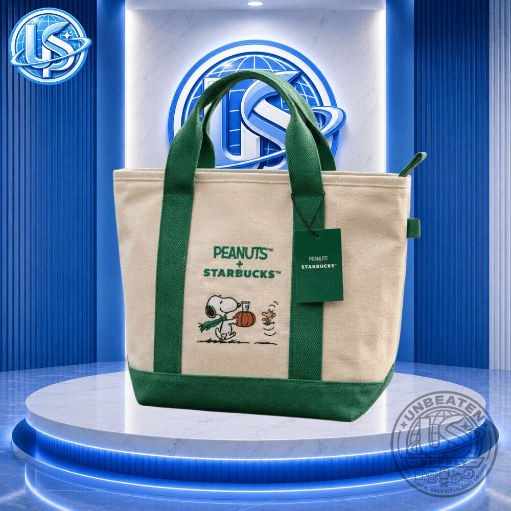 Starbucks x Peanuts Snoopy Special Edition Canvas Tote Bag
