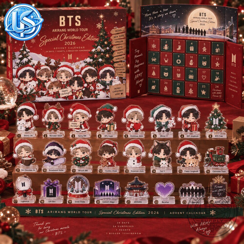 BTS Arirang World Tour Special Christmas Edition 2026 Advent Calendar
