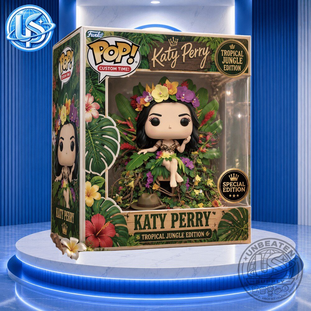 Funko Pop Custom Time Katy Perry Tropical Jungle Edition Figure