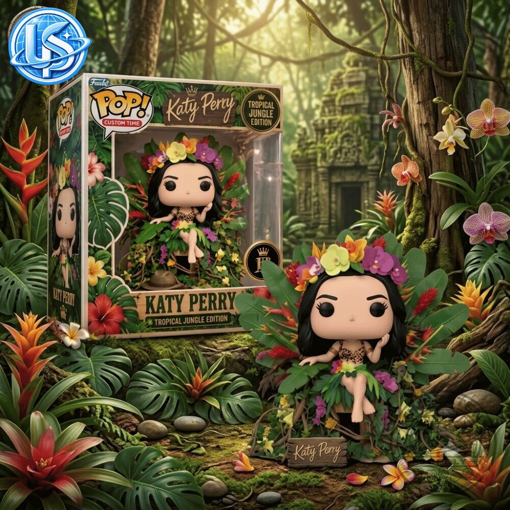 Funko Pop Custom Time Katy Perry Tropical Jungle Edition Figure 8 Funko Pop Custom Time Katy Perry Tropical Jungle Edition Figure