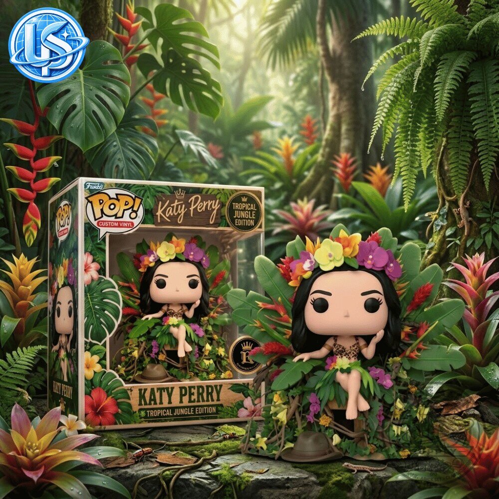 Funko Pop Custom Time Katy Perry Tropical Jungle Edition Figure 9 Funko Pop Custom Time Katy Perry Tropical Jungle Edition Figure