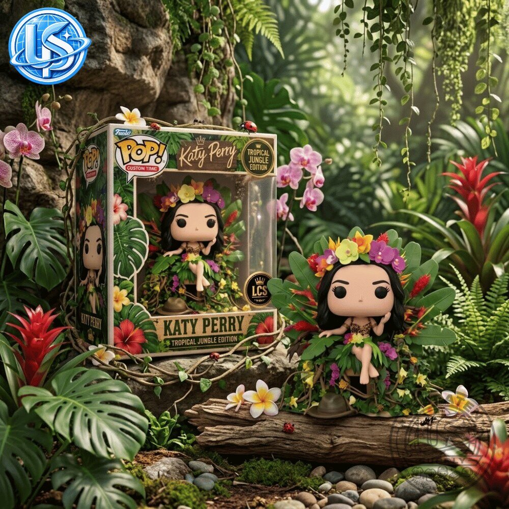 Funko Pop Custom Time Katy Perry Tropical Jungle Edition Figure 10 Funko Pop Custom Time Katy Perry Tropical Jungle Edition Figure