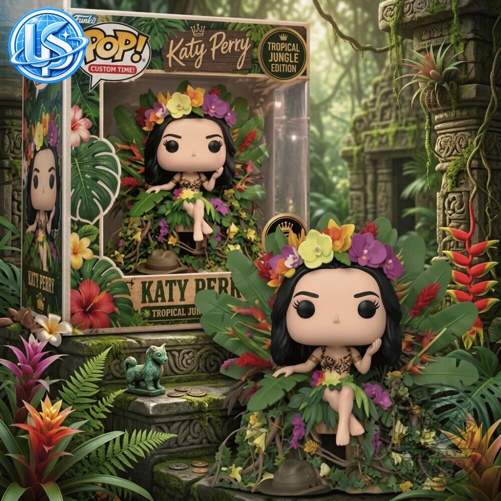 Funko Pop Custom Time Katy Perry Tropical Jungle Edition Figure 11 Funko Pop Custom Time Katy Perry Tropical Jungle Edition Figure