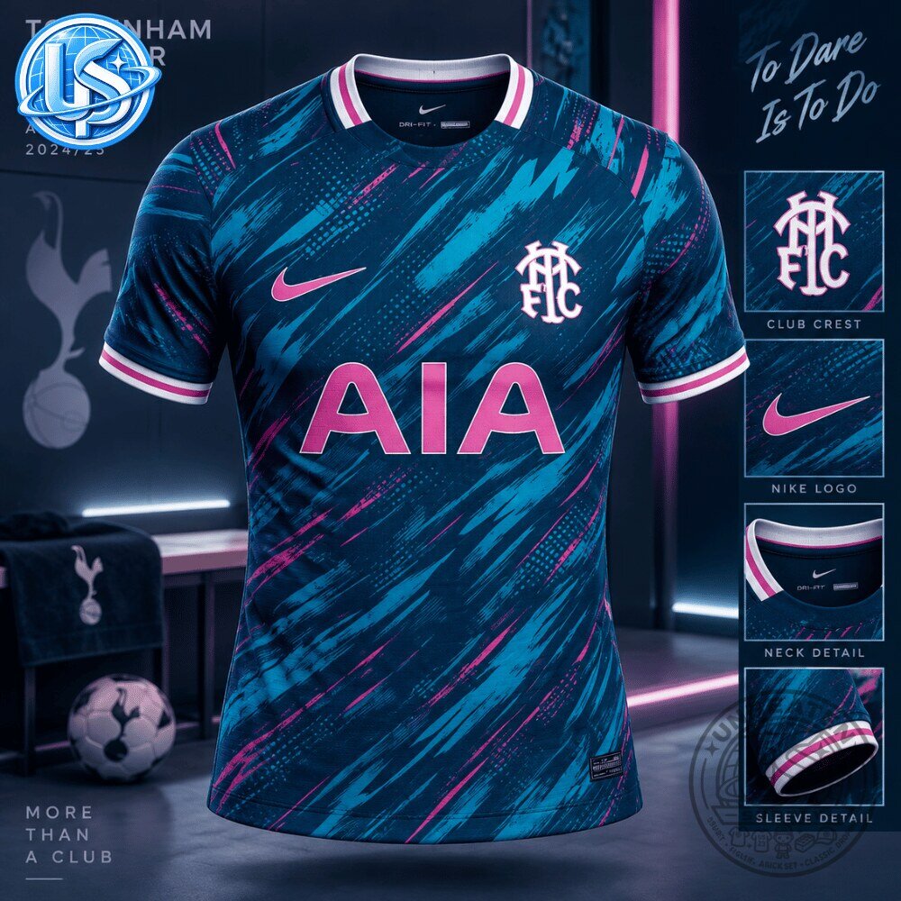 Tottenham Hotspur × Nike Concept Away Jersey Shirt 2026 12 Tottenham Hotspur × Nike Concept Away Jersey Shirt 2026