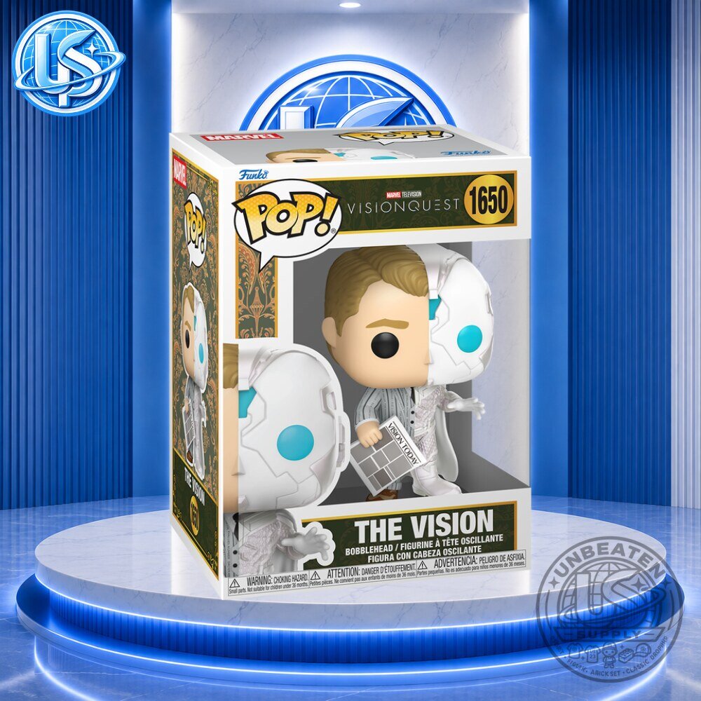 "Top Collectibles: VisionQuest Funko Pops, Squishmallows, and Disney Apparel" 10 Funko Pop Marvel VisionQuest The Vision Split Figure
