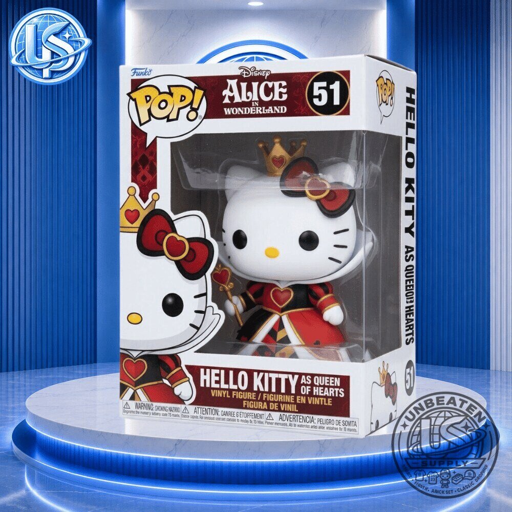 Funko Pop Hello Kitty x Alice in Wonderland Kitty of Hearts Figure Special Edition