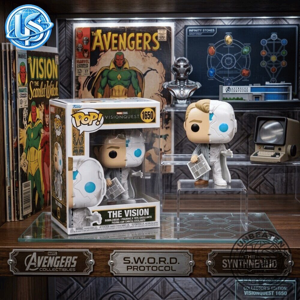 Funko Pop Marvel VisionQuest The Vision Split Figure Special Edition 8 Funko Pop Marvel VisionQuest The Vision Split Figure Special Edition