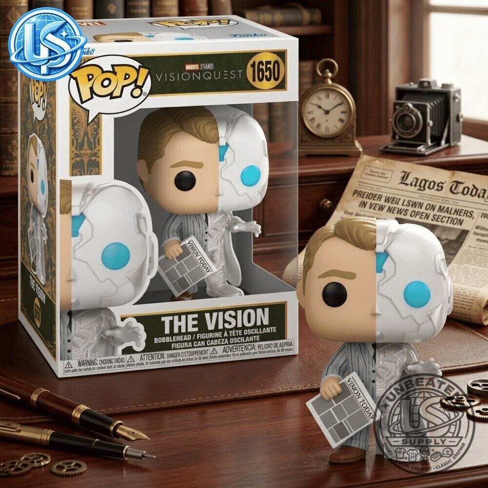 Funko Pop Marvel VisionQuest The Vision Split Figure Special Edition 9 Funko Pop Marvel VisionQuest The Vision Split Figure Special Edition