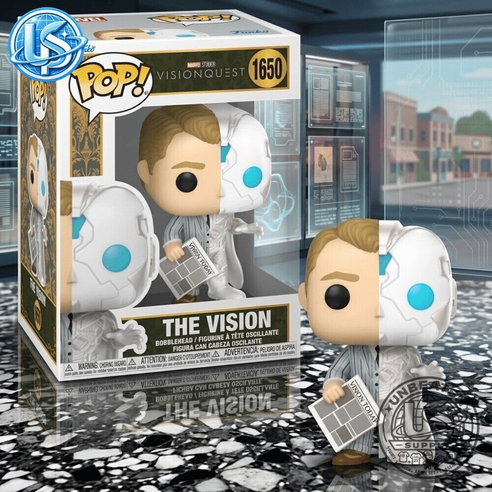 Funko Pop Marvel VisionQuest The Vision Split Figure Special Edition 10 Funko Pop Marvel VisionQuest The Vision Split Figure Special Edition