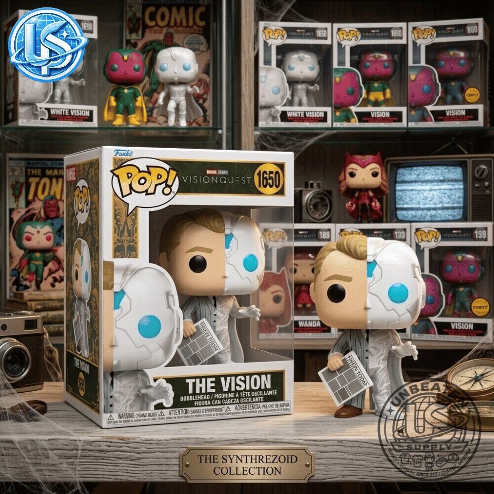 Funko Pop Marvel VisionQuest The Vision Split Figure Special Edition 11 Funko Pop Marvel VisionQuest The Vision Split Figure Special Edition
