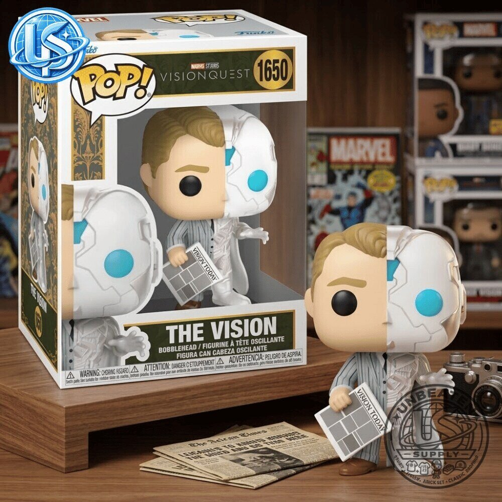 Funko Pop Marvel VisionQuest The Vision Split Figure Special Edition 13 Funko Pop Marvel VisionQuest The Vision Split Figure Special Edition