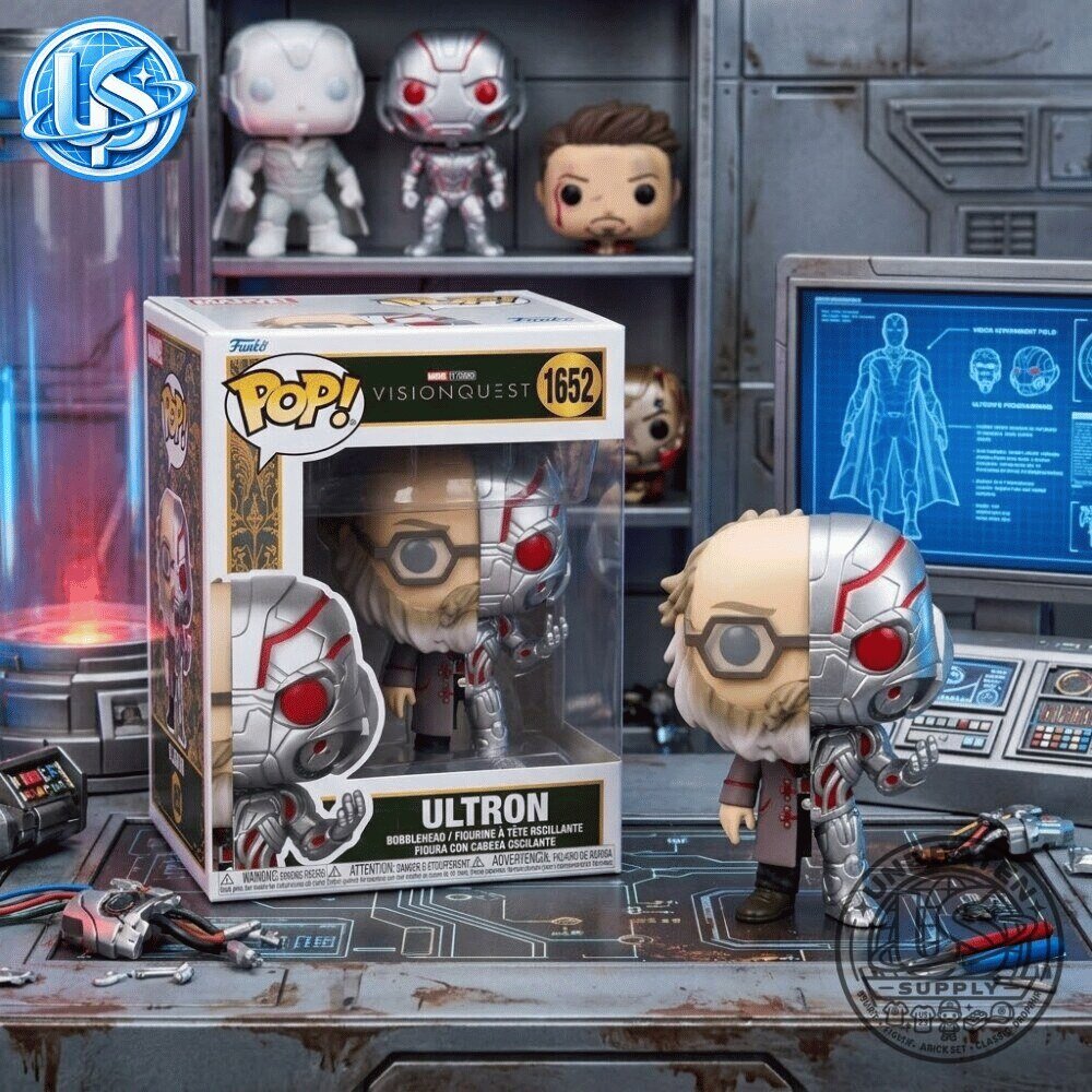 Funko Pop Marvel VisionQuest Ultron Split Figure Special Edition 9 Funko Pop Marvel VisionQuest Ultron Split Figure Special Edition