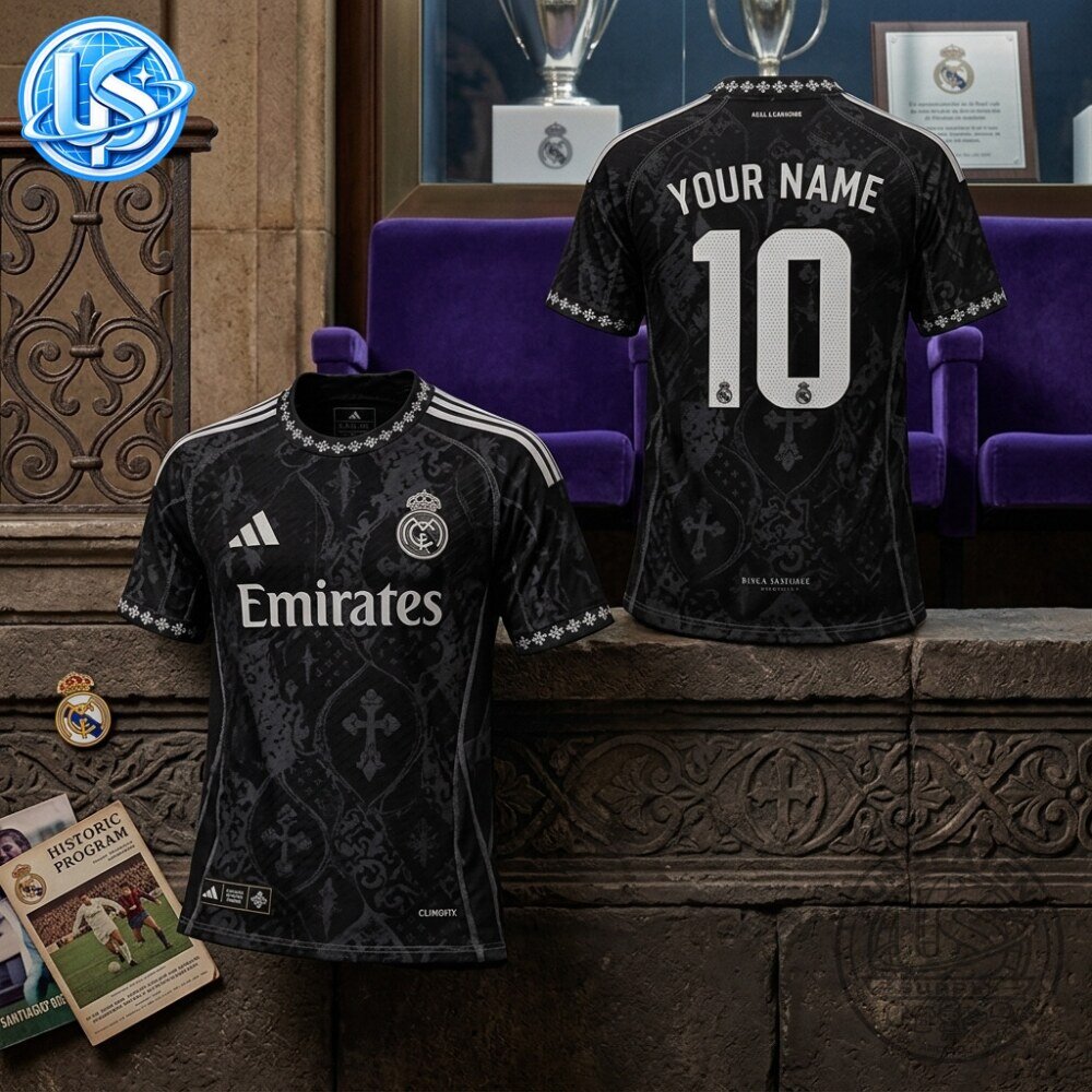 Real Madrid x Chrome Heart x Adidas Special Jersey Shirt 2026 9 Real Madrid x Chrome Heart x Adidas Special Jersey Shirt 2026