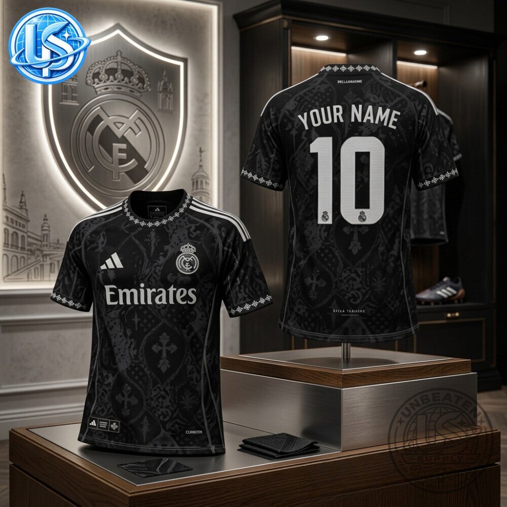 Real Madrid x Chrome Heart x Adidas Special Jersey Shirt 2026 10 Real Madrid x Chrome Heart x Adidas Special Jersey Shirt 2026