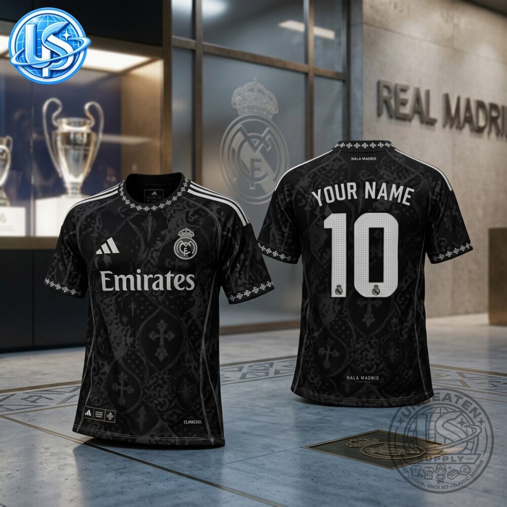 Real Madrid x Chrome Heart x Adidas Special Jersey Shirt 2026 11 Real Madrid x Chrome Heart x Adidas Special Jersey Shirt 2026