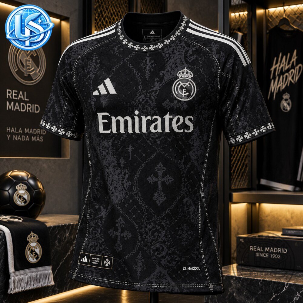 Real Madrid x Chrome Heart x Adidas Special Jersey Shirt 2026 12 Real Madrid x Chrome Heart x Adidas Special Jersey Shirt 2026