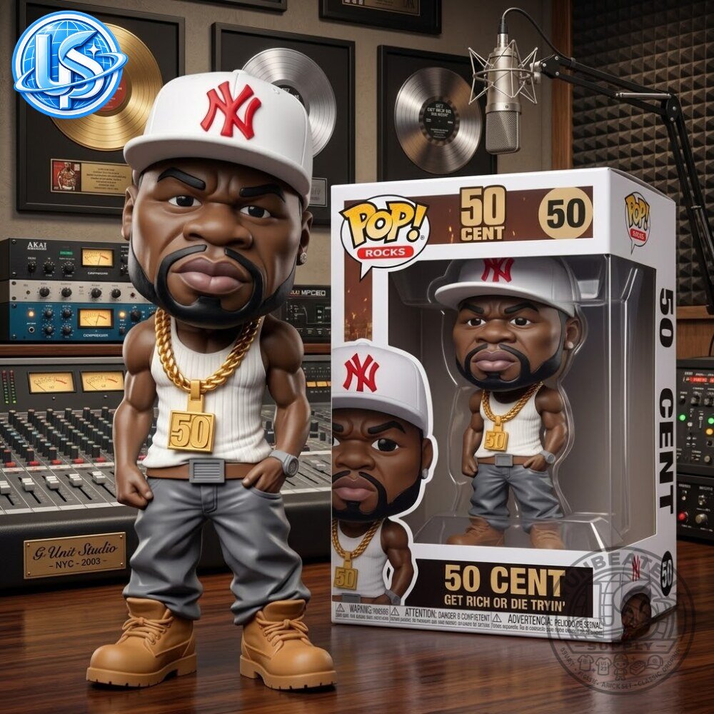 Funko Pop Rocks 50 Cent Special Edition Figure 8 Funko Pop Rocks 50 Cent Special Edition Figure