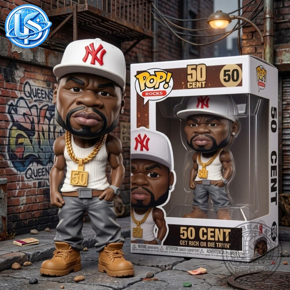 Funko Pop Rocks 50 Cent Special Edition Figure 9 Funko Pop Rocks 50 Cent Special Edition Figure