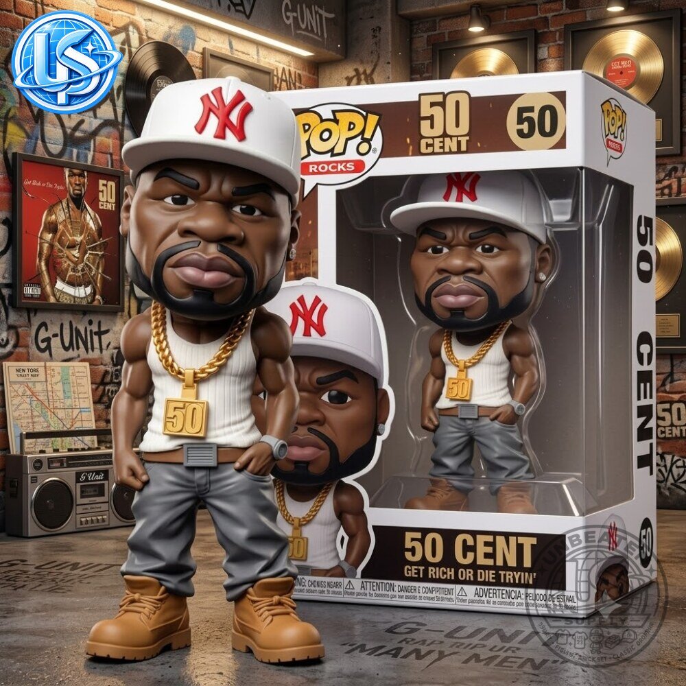 Funko Pop Rocks 50 Cent Special Edition Figure 10 Funko Pop Rocks 50 Cent Special Edition Figure