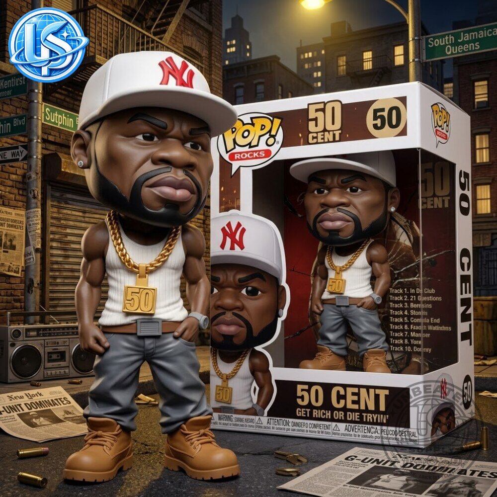 Funko Pop Rocks 50 Cent Special Edition Figure 11 Funko Pop Rocks 50 Cent Special Edition Figure