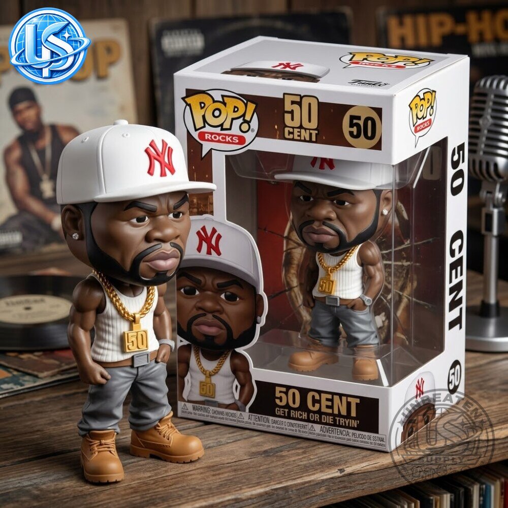 Funko Pop Rocks 50 Cent Special Edition Figure 12 Funko Pop Rocks 50 Cent Special Edition Figure