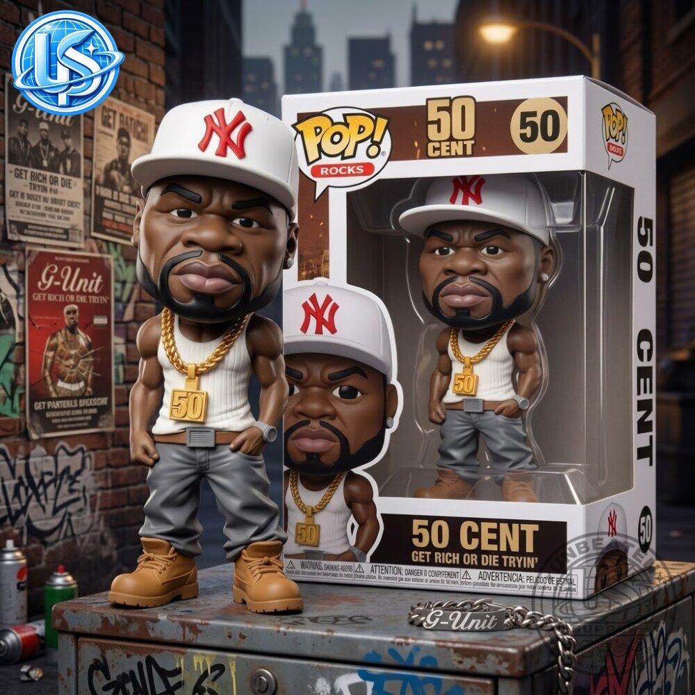 Funko Pop Rocks 50 Cent Special Edition Figure 13 Funko Pop Rocks 50 Cent Special Edition Figure