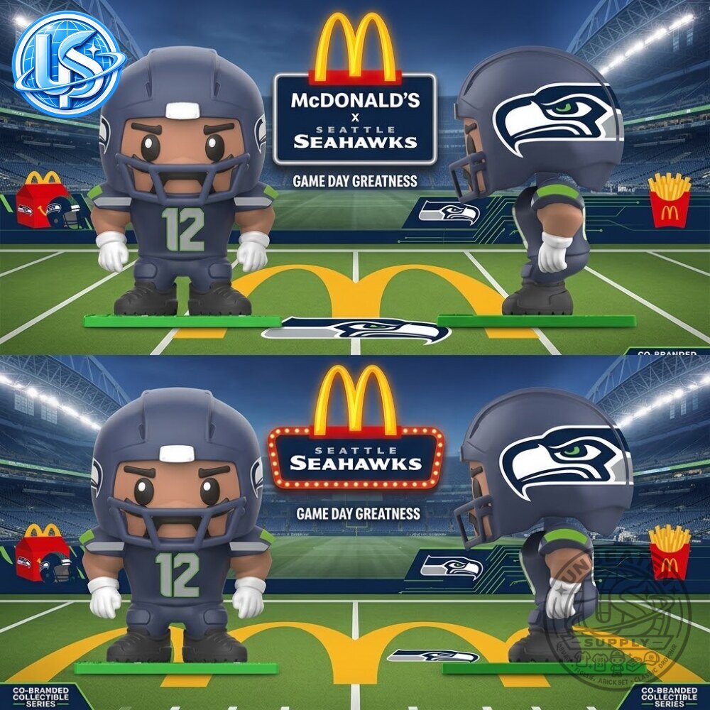 McDonald's x Seattle Seahawks Football Character Figure Special Edition 22 McDonald's x Seattle Seahawks Football Character Figure Special Edition 22