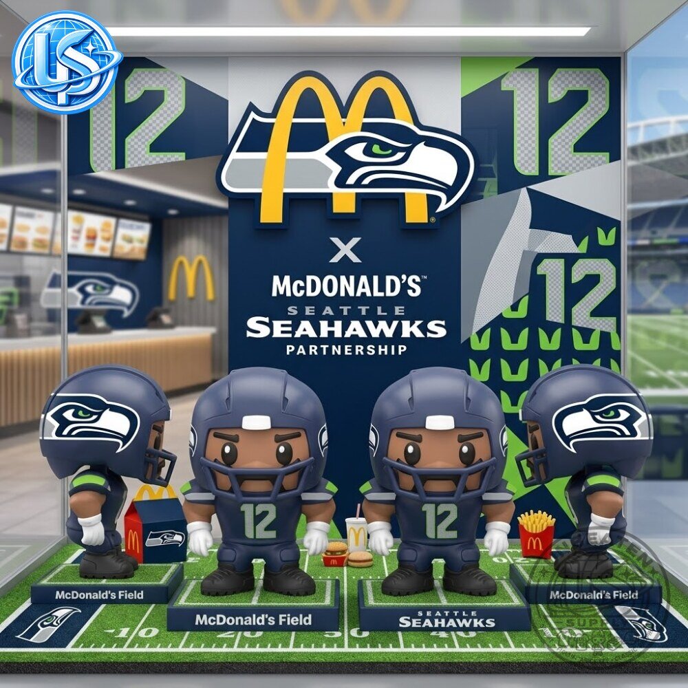 McDonald's x Seattle Seahawks Football Character Figure Special Edition 33 McDonald's x Seattle Seahawks Football Character Figure Special Edition 33