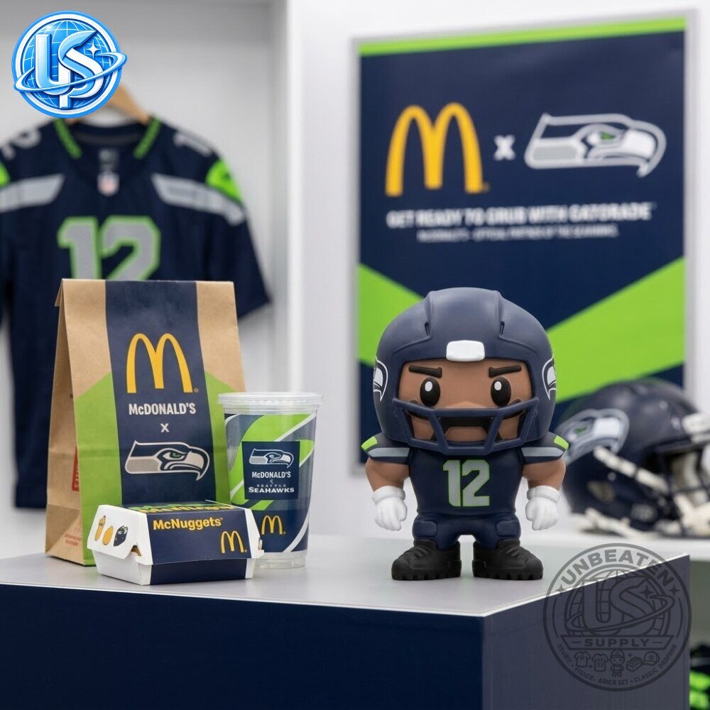 McDonald's x Seattle Seahawks Football Character Figure Special Edition 55 McDonald's x Seattle Seahawks Football Character Figure Special Edition 55