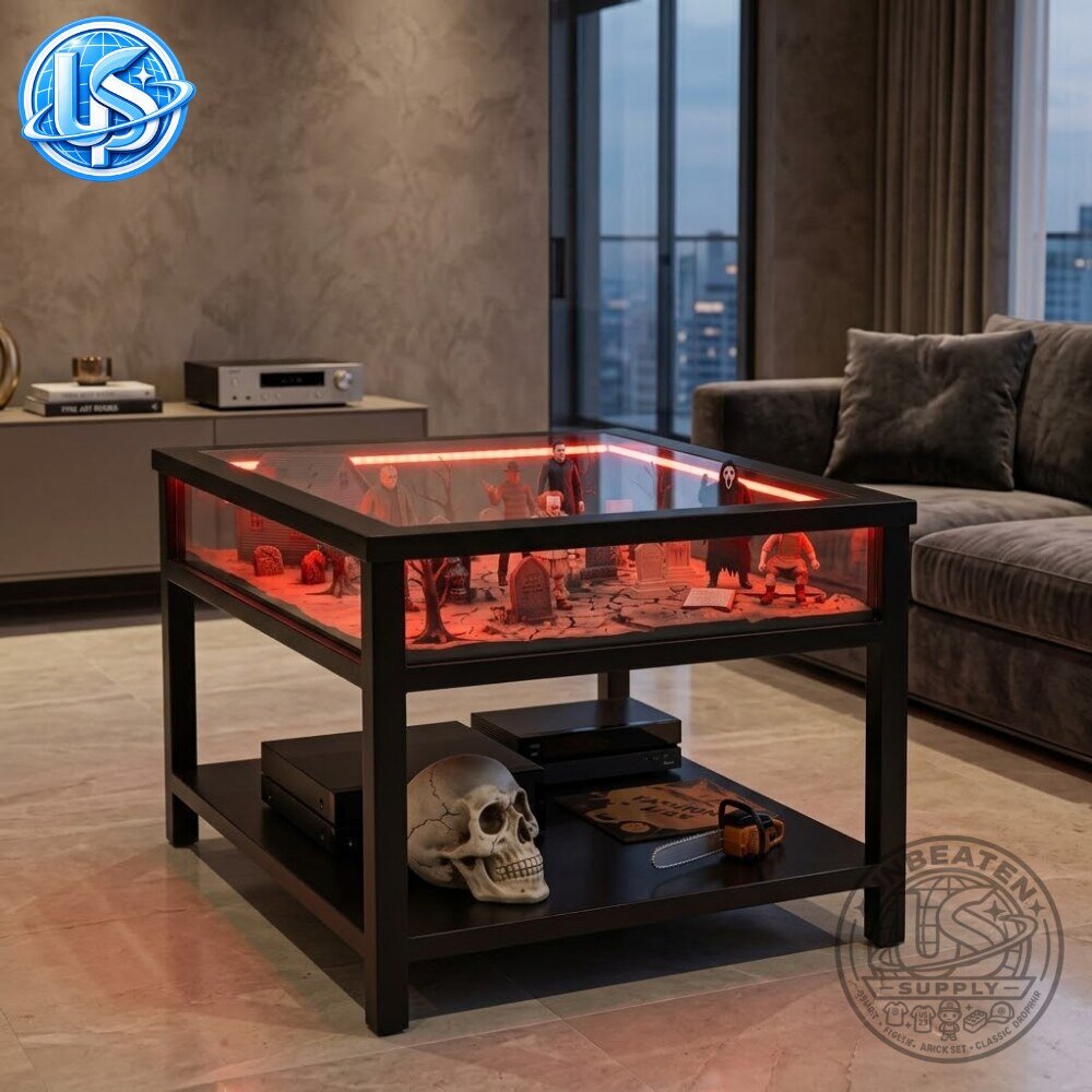 Halloween Horror Display Coffee Table Slasher Diorama Best Halloween Decor 9 Halloween Horror Display Coffee Table Slasher Diorama Best Halloween Decor