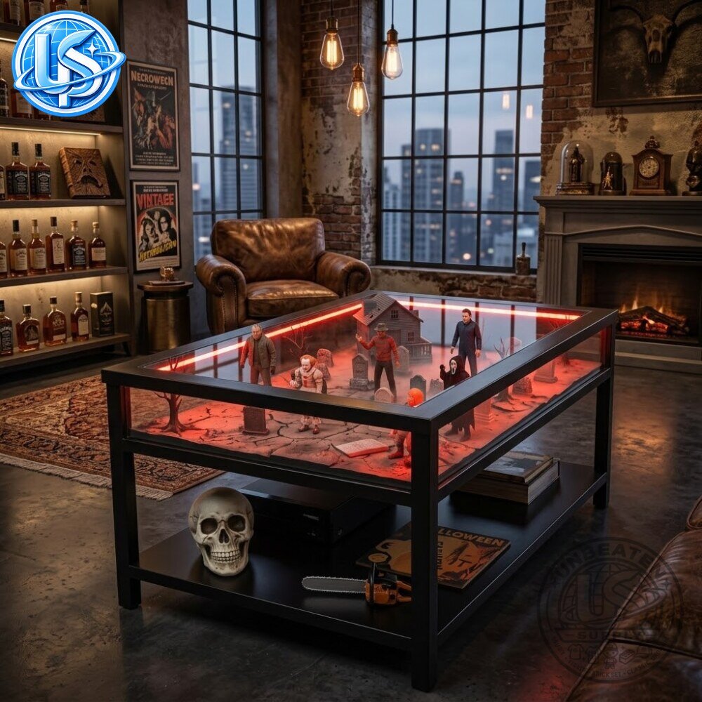Halloween Horror Display Coffee Table Slasher Diorama Best Halloween Decor 10 Halloween Horror Display Coffee Table Slasher Diorama Best Halloween Decor